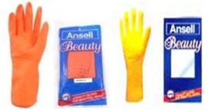 ถุงมือยาง Ansell รุ่น Beauty